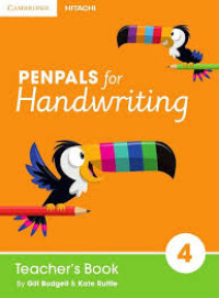 Image of PENPALS for Handwriting Teacher's Book 4