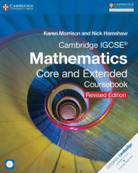 Image of Mathematics Core and Extended Coursebook Cambridge IGCSE